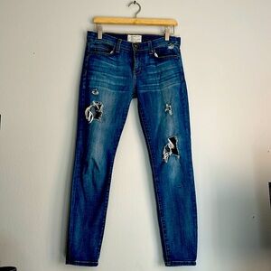 CURRENT/ELLIOT  Size 27 The Stiletto Niagara Destroy